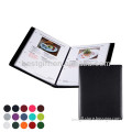 transparent leather menu cover, inner sleeve slots